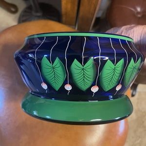 Beautiful Bohemian Bowl Hand Painted